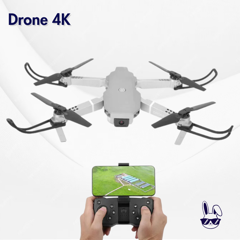 70%OFF🚨Nuevo Drone Doble Cámara 4k HD  WiFi - GRATIS Batería Adicional y Maletin 💼