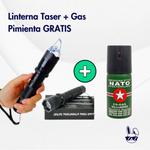 ¡Protégete Ahora! Taser Linterna + Gas Pimienta  GRATIS