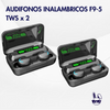 🚨Último Día de Oferta 2x1 Audífonos inalámbricos Bluetooth F9-5 TWS