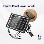 Nuevo Panel Solar Portatil, para Cargar Dispositivos en Cualquier Lugar🌟🔋