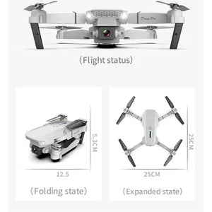 70%OFF🚨Nuevo Drone Doble Cámara 4k HD  WiFi - GRATIS Batería Adicional y Maletin 💼